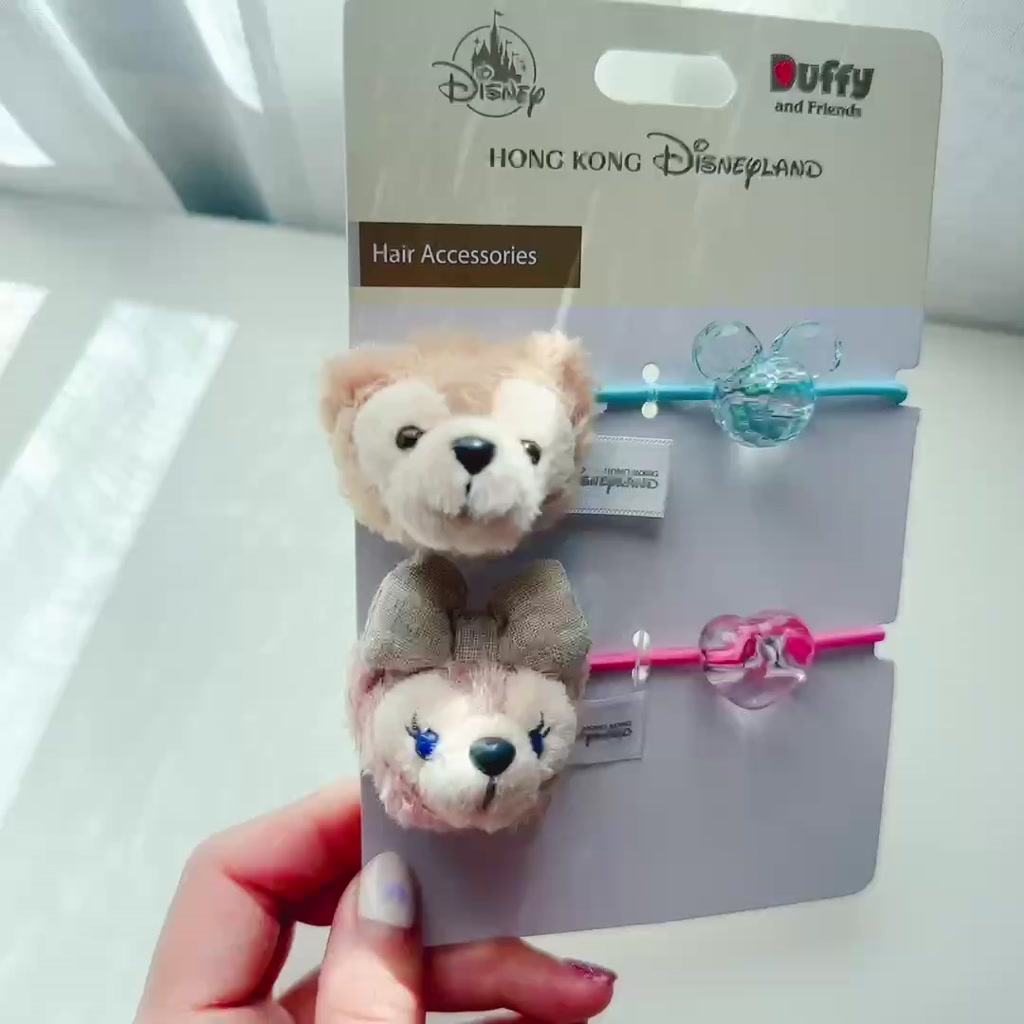 พร้อมส่ง-ยางรัดผม-ดัฟฟี่แอนด์เฟรน-duffy-and-friends-ของแท้จาก-hong-kong-disneyland