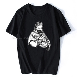 เสื้อยืดวินเทจเสื้อยืด ผ้าฝ้าย พิมพ์ลายพระเยซู Loveatan ระบายอากาศ สวมใส่สบาย แฟชั่นสําหรับผู้หญิงS-4XL