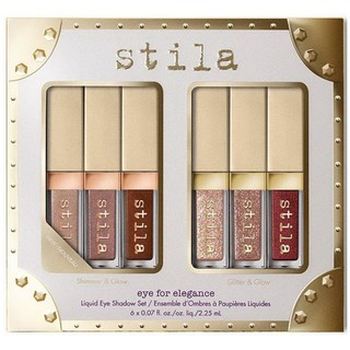 พร้อมส่ง💥🌟Stila ทาตาชิมเมอร์&amp;กลิตเตอร์ 1 กล่อง มี 6แท่ง ✔️ของแท้​ Stila ทาตาชิมเมอร์&amp;กลิตเตอร์ 1 กล่อง มี 6แท่ง