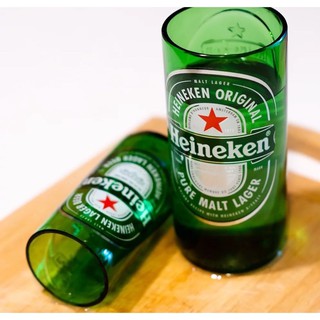 แก้ว Heineken ทำจากขวดใหญ่