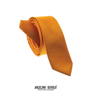 ANGELINO RUFOLO Necktie(NTSL-พท.009) เนคไทผ้าไหมทออิตาลี่คุณภาพเยี่ยม ดีไซน์ Plain Necktie สีไวน์/ชมพู/โอรส/ส้ม