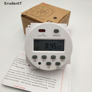 [ErudentT] รีเลย์สวิตช์ตั้งเวลาดิจิทัล LCD 220V 110V 24V 12V CN101A