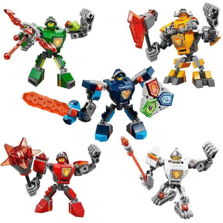 บล็อกตัวต่อ-nexo-knights-series-ดินน้ํามัน-ของเล่นเสริมการเรียนรู้เด็ก-diy