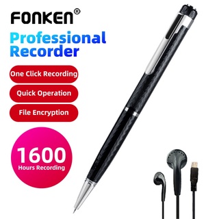 ภาพขนาดย่อของภาพหน้าปกสินค้าFonken ปากกาบันทึกเสียงดิจิทัล 32GB 64G 128G แบบพกพา จากร้าน fonken.th บน Shopee