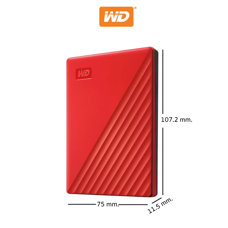 ภาพสินค้าWestern Digital HDD 1 TB External Harddisk 1 TB ฮาร์ดดิสพกพา WD HDD รุ่น My Passport 1 TB USB 3.2 Gen 1 จากร้าน wd_thailand บน Shopee ภาพที่ 8