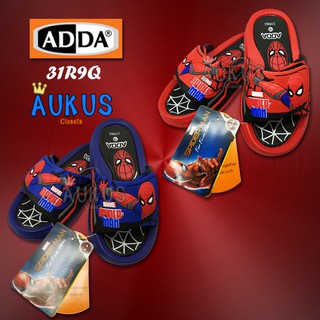 ADDA รองเท้าแตะเด็กSpiderman สไปเดอร์แมน 31R9Q สีน้ำเงิน สีแดง(ลิขสิทธ์แท้)