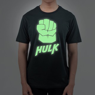 เสื้อยืดมาร์เวล HULK-9316-GR (เรืองแสงในที่มืด)