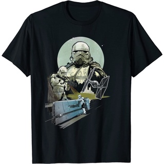 เสื้อยืดโอเวอร์ไซส์เสื้อยืดแขนสั้น พิมพ์ลาย Star Wars Stormtroopers แฟชั่นสําหรับผู้ชาย และผู้หญิงS-4XL