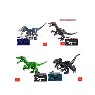 ตัวต่อชุด ไดโนเสาร์ ขยับแขน ขาและหางได้ มี  4 แบบให้เลือก