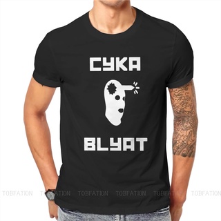 [S-5XL]เสื้อยืด พิมพ์ลายเกมยิงปืน Csgo Counter Strike Global Offensive Shooter Game Pure Cyka Blyat หรูหรา สําหรับผู้ชาย