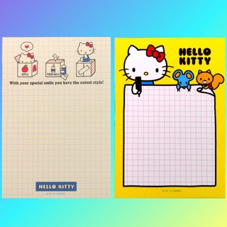กระดาษโน้ตลายลิขสิทธิ์แท้ Hello Kitty จาก SANRIO Japan