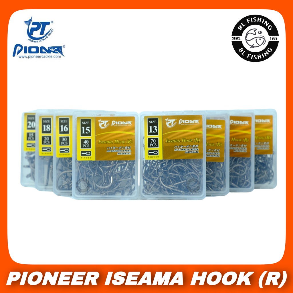 pioneer-isema-hook-เบ็ดอิเซม่า-ตูดห่วง-ทรงบิด-เบ็ดกล่อง