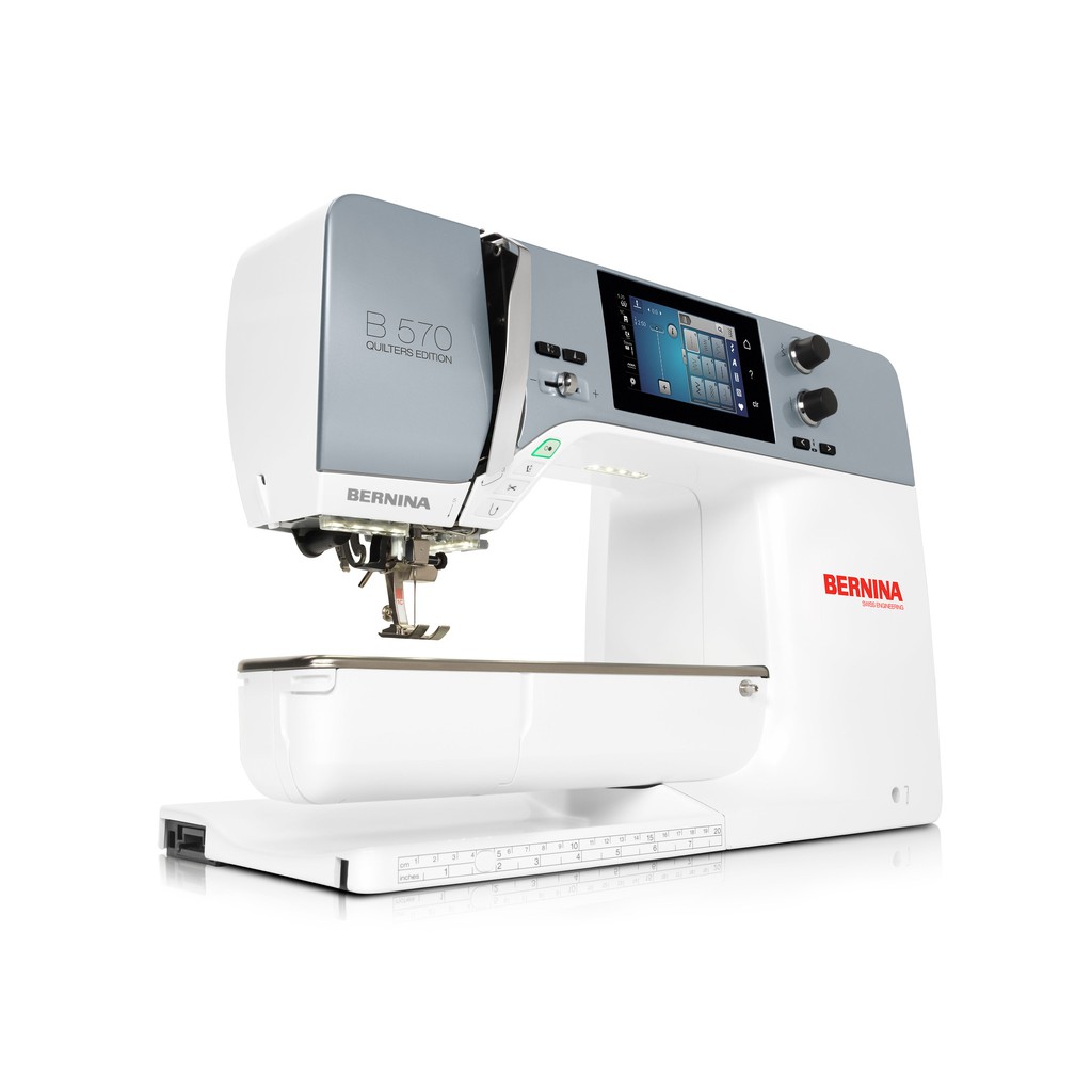 bernina-จักรเย็บคอมพิวเตอร์พรีเมี่ยม-แบรนด์สวิส-รุ่น-570-quilters-edition-คอจักรยาว-รองรับชิ้นงานใหญ่-เพิ่มแท่นปักได้