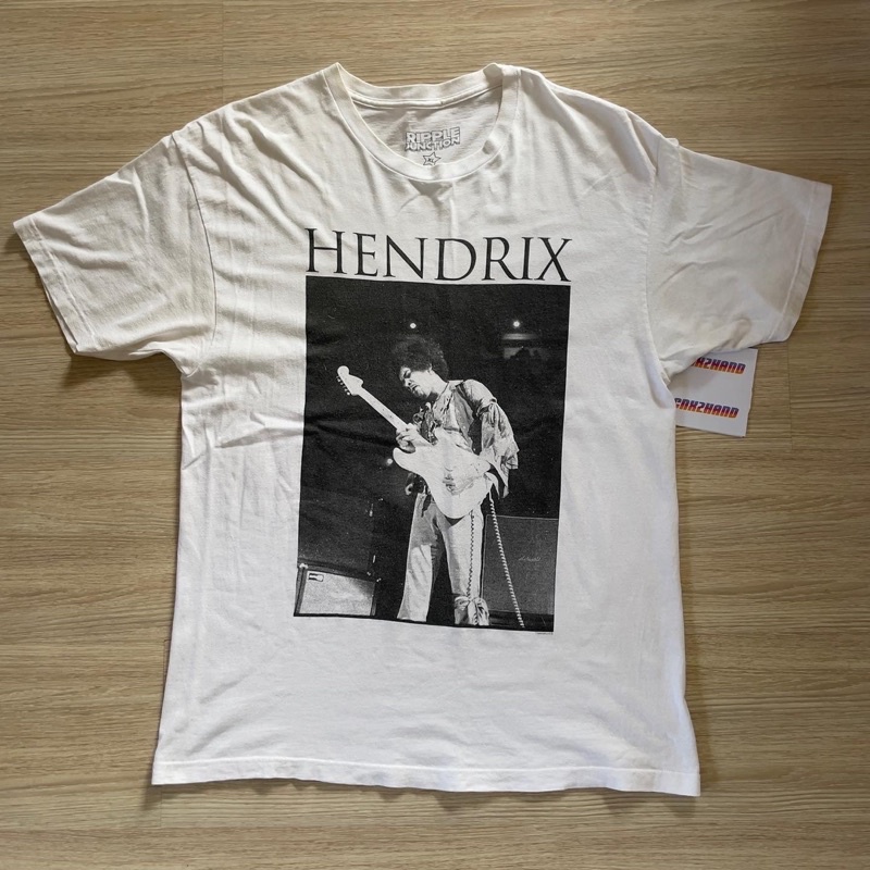 เสื้อยืดวงดนตรีเสื้อยืด-jimi-hendrix-มือสองall-size