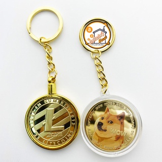 ปลอกพวงกุญแจ Bitcoin BTC Keychain for Coin Holder สำหรับ เหรียญคริปโต ...