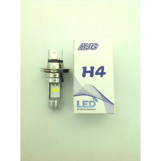 หลอดไฟหน้า มอเตอร์ไซค์ ขั้วเสียบ3ขา LED H4 1หลอด ใช้กับรุ่น Yamaha