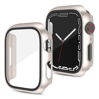 ภาพหน้าปกสินค้าเคสนาฬิกาข้อมือ พร้อมกระจกนิรภัยกันรอย สําหรับ Apple Watch Series 7 6 5 4 3 2 1 45 มม. 44 มม. 41 มม. 40 มม. 38 มม. 42 มม. ที่เกี่ยวข้อง