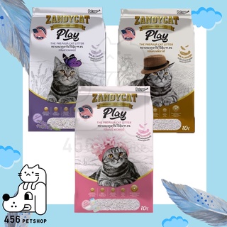 ZANDY CAT PLAY ทรายแมวภูเขาไฟ สูตรอ่อนโยน 10L