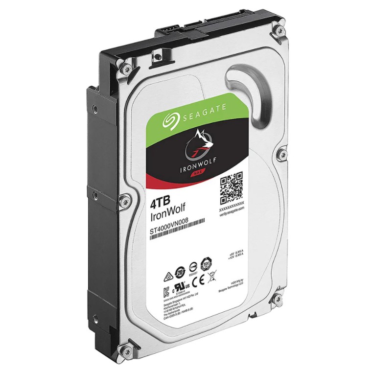 4 TB HDD (ฮาร์ดดิสก์แนส) SEAGATE IRONWOLF (ST4000VN008) 3.5