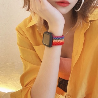 ภาพหน้าปกสินค้าสายนาฬิกาข้อมือไนล่อน สําหรับ Apple Watch 7 6 5 4 3 SE iWatch ที่เกี่ยวข้อง