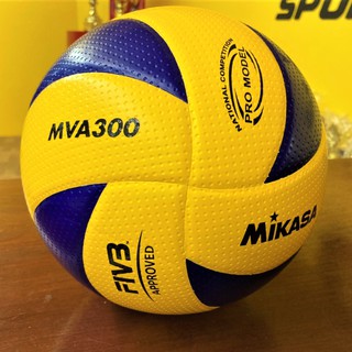 วอลเลย์บอล MIKASA PRO MODEL หนังอัด PU นุ่มพิเศษ  รุ่น MVA 300