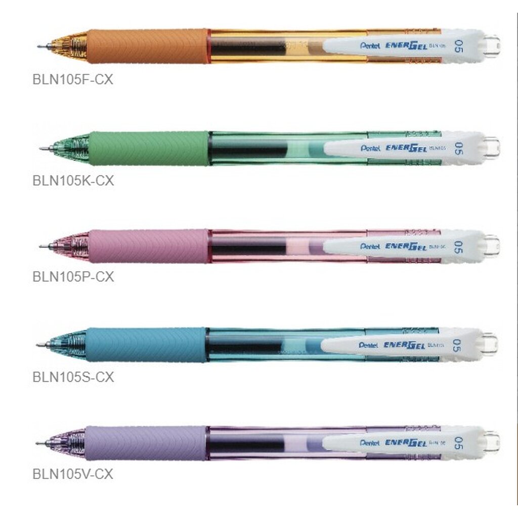 ปากกาหมึกเจล-pentel-0-5-มม-เพนเทล-energel-x-bln105