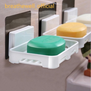 breathewellที่วางสบู่ติดผนัง ที่วางฟองน้ำล้างจาน ไม่ต้องเจาะ รับน้ำหนักได้เยอะ ที่วางสบู่ในห้องน้ำ ดีไซน์คลาสสิค