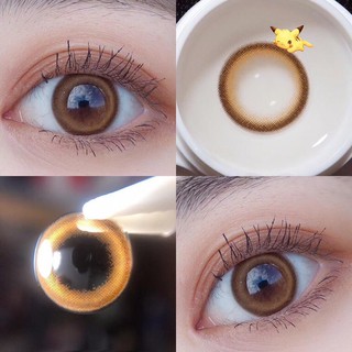 (1pair)(20.Mar.31)DKZ Series,Xiyou Brand,14.0mm,(power0.0-7.0),Contact Lens yearly use(brown)