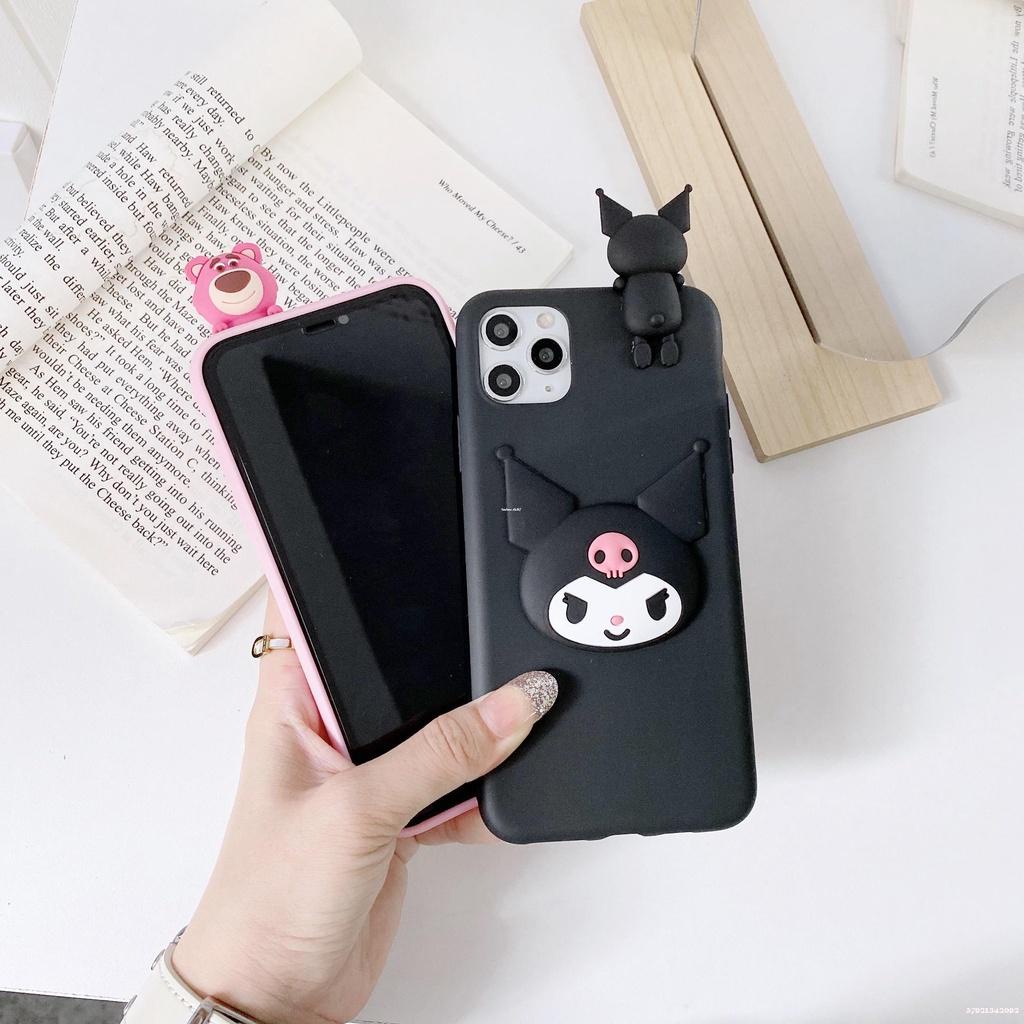 เคส-xiaomi-redmi-9a-8a-9t-note-11-10-pro-note-8-note-7-note-9-note9s-note-9-pro-poco-f3-m3-x3-3d-stereo-cute-kuromis-xlkl-phone-case