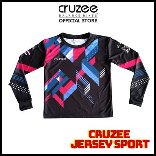เสื้อเเขนยาวสำหรับขี่จักรยานหรือใส่ออกกำลังกาย Cruzee jersey Sport (CRUZEE WEAVE COLLECTION)