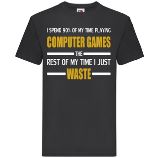 Diy Shop High Quality Printed Computer Gaming Customized MenS T-Shirts เสื้อยืด