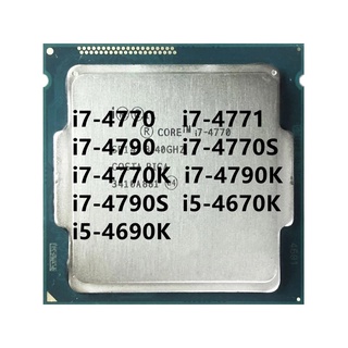 หน่วยประมวลผล CPU i7-4770 i7-4771 i7-4790 i7-4770S i7-4770K i7-4790K i7-4790S i5-4670K i5-4690K Quad Core LGA 1150