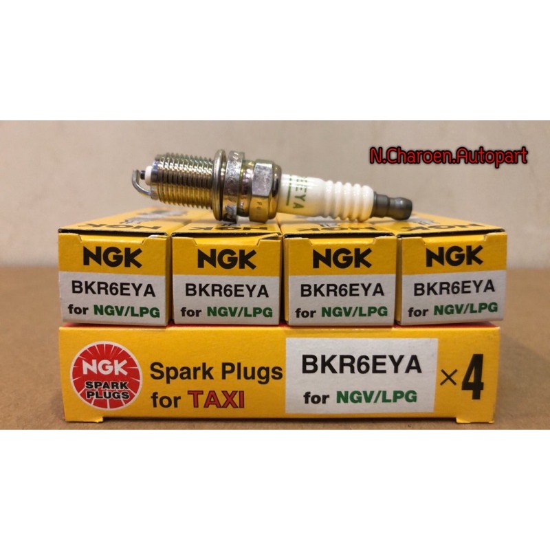 แท้-1กล่อง-หัวเทียนngk-รถแก๊ส-lpg-ngv-เบอร์-bkr6eya-บลอคเบอร์16