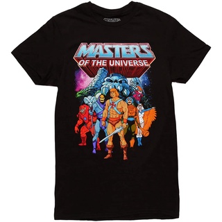 เสื้อยืดวินเทจเสื้อยืด พิมพ์ลาย Bioworld Masters of The Universe Group Photo สําหรับผู้ใหญ่S-3XL