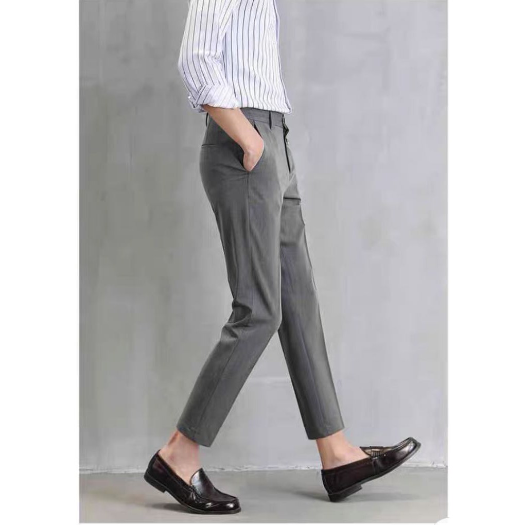 ภาพสินค้าFashion Casual Slacks Cropped Pants X201 กางเกงสแล็คชาย 5 ส่วน สไตล์เกาหลี จากร้าน eurekap บน Shopee ภาพที่ 5