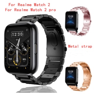 สินค้า สายนาฬิกาข้อมือสแตนเลสสําหรับ Realme Watch 2 Pro Realme Watch 2 Strap