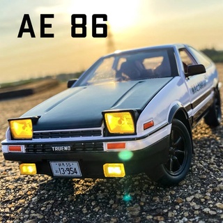 โมเดลรถยนต์ สเกล 1:20 Toyota AE86 โลหะผสม ของเล่น ของขวัญวันเกิด สําหรับเด็กผู้ชาย