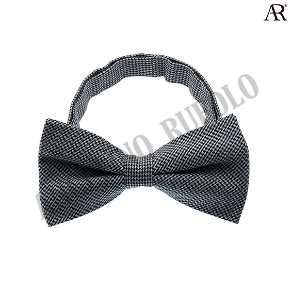 angelino-rufolo-bow-tie-ผ้าไหมทอผสมคอตตอนคุณภาพเยี่ยม-โบว์หูกระต่ายผู้ชาย-ดีไซน์-weave-สีกรมท่า-สีแดง