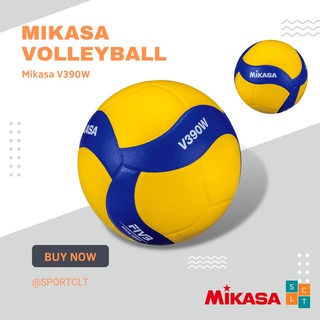 MIKASA ลูกวอลเลย์บอลหนังอัด PVC รุ่น V390W