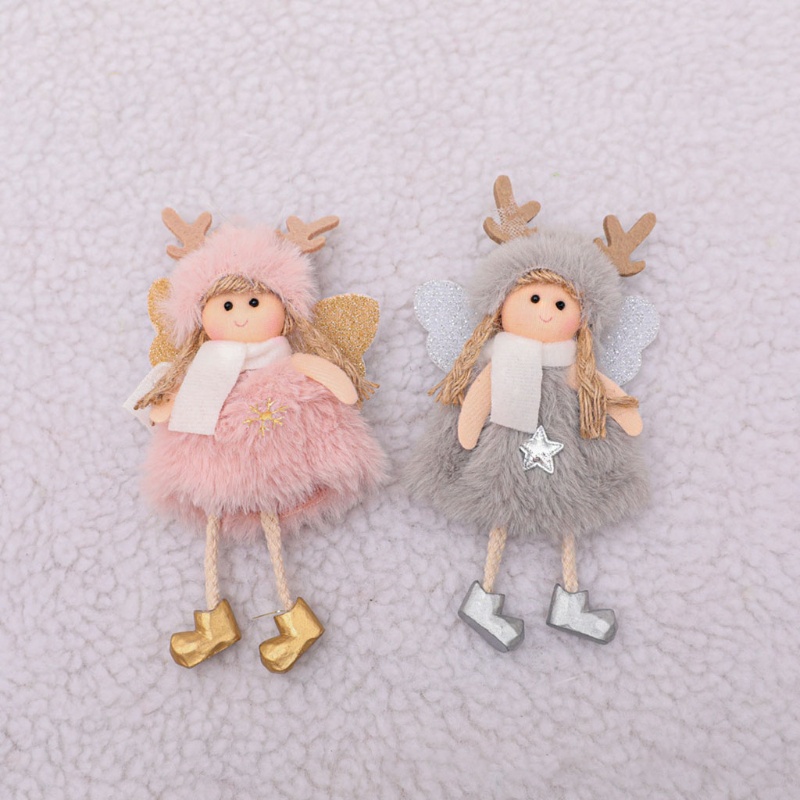 จี้ตุ๊กตาเขากวาง-เทศกาลคริสต์มาส-สําหรับแขวนตกแต่งต้นคริสต์มาส-บ้าน-สวน-ประตูหน้าบ้าน
