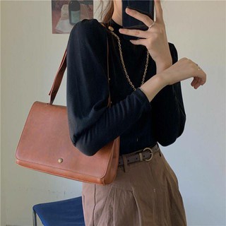 กระเป๋าหนังสะพายข้าง Sepia bag