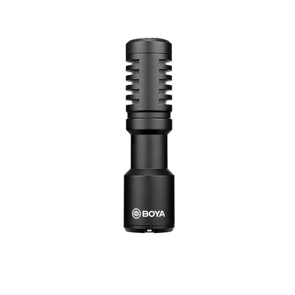 boya-by-mm1-super-cardioid-condenser-shotgun-microphone-เหมาะสำหรับวิดีโอบล็อก-แอปวิดีโอ-แอปบันทึกเสียง-สตรีมมิงแบบสด