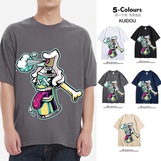 【NEW】เสื้อยืดแขนสั้น ทรงหลวม เข้ากับทุกการแต่งกาย แฟชั่นฤดูร้อน สําหรับผู้ชาย 2022