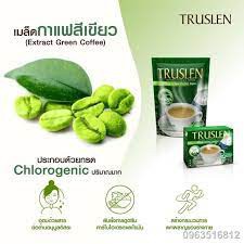 กาแฟ-truslen-plus-green-coffee-bean-ทรูสเลน-พลัส-กรีน-คอฟฟี่-บีน-8ซอง