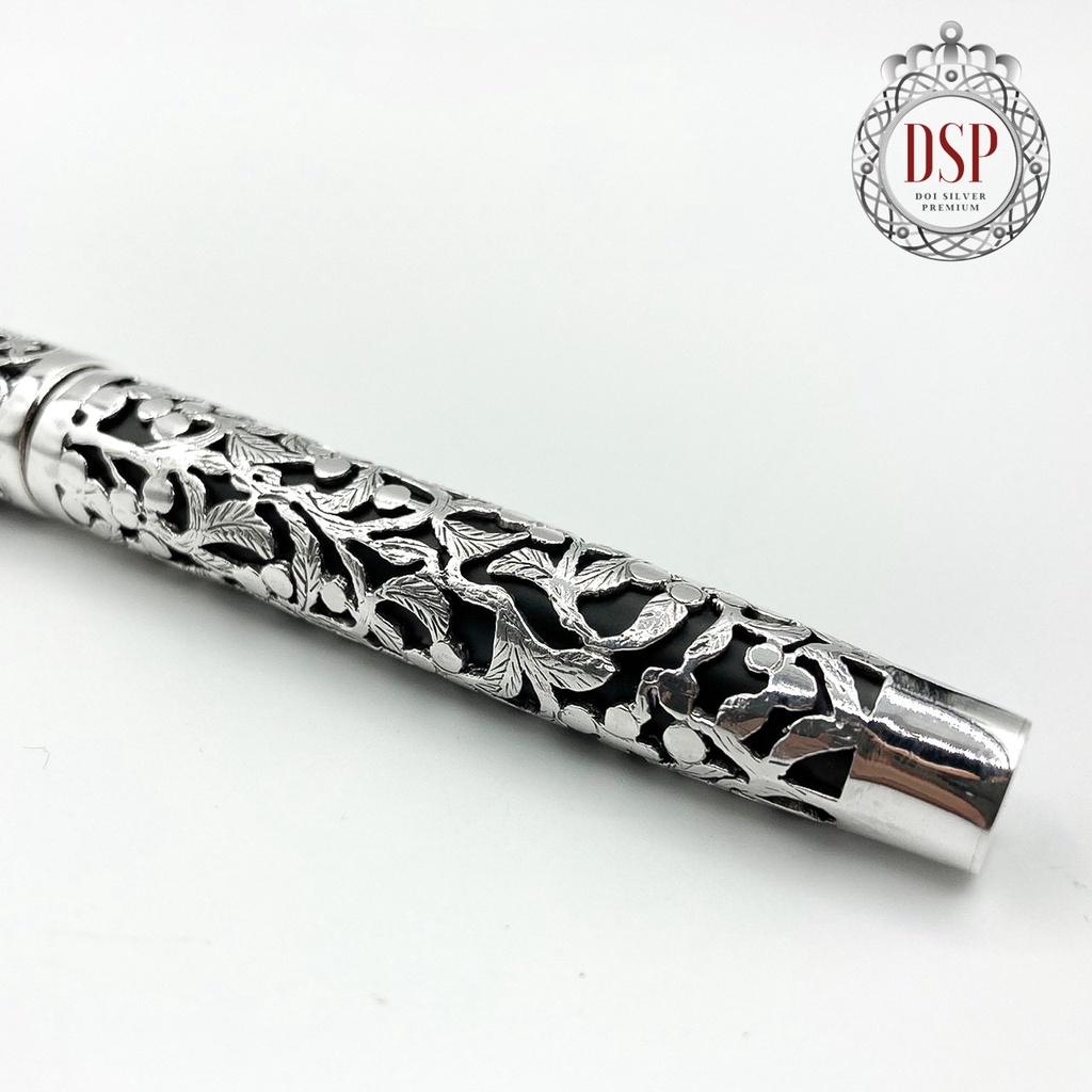 ปากกาด้ามเงินแท้-ปากกา-parker-แท้-ปากกาของขวัญ-925-sterling-silver-rollerball-pen-ds0051