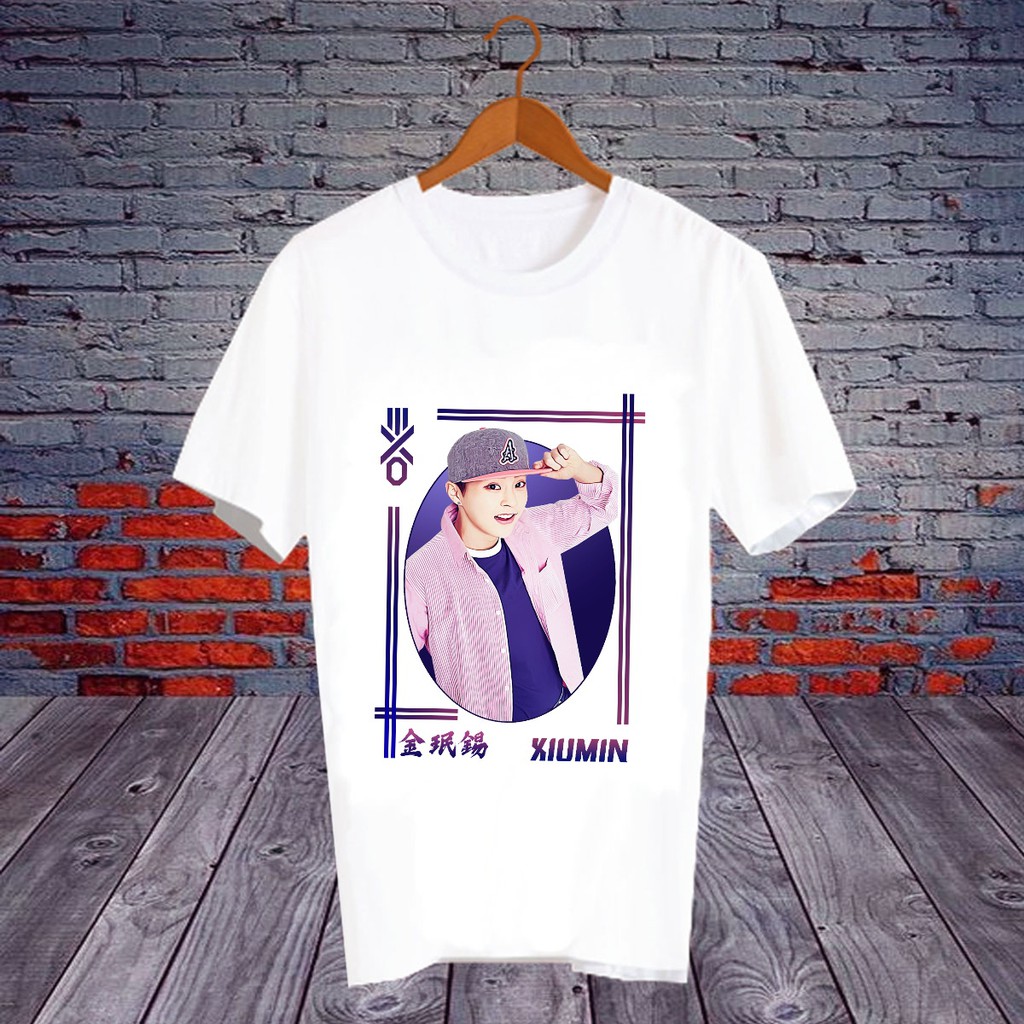 เสื้อยืดดารา-fanmade-แฟนเมด-คำพูด-แฟนคลับ-ศิลปินเกาหลี-kp139-ซิ่วหมิน-xiumin