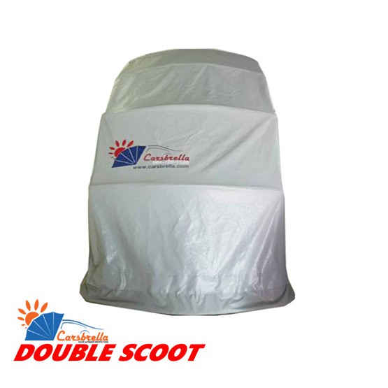 เต็นท์จอดรถสำเร็จรูป-carsbrella-รุ่น-double-scoot-สำหรับจอดรถมอเตอร์ไซค์