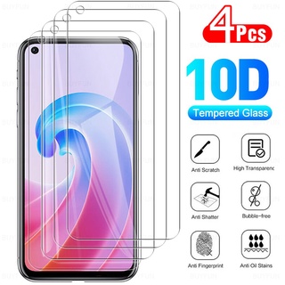 4pcs 10D tempered glass For Oppo A96 4G protective film For Oppo A36 A 76 screen protector 9H Hardness For Oppo A76 full Cover