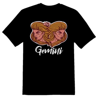 เสื้อยืด ผ้าฝ้าย พิมพ์ลาย Gemini Funyy คุณภาพดี สําหรับผู้ชาย