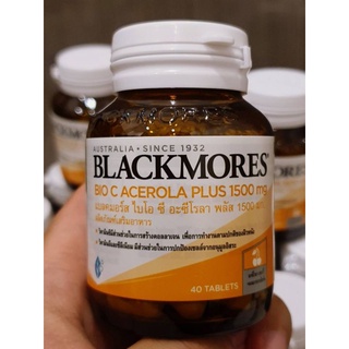 สินค้า Blackmores Bio C Acerola Plus 1500 mg. แบลกมอร์ส ไบโอ ซี อะซีโรลา พลัส 1500 มก.